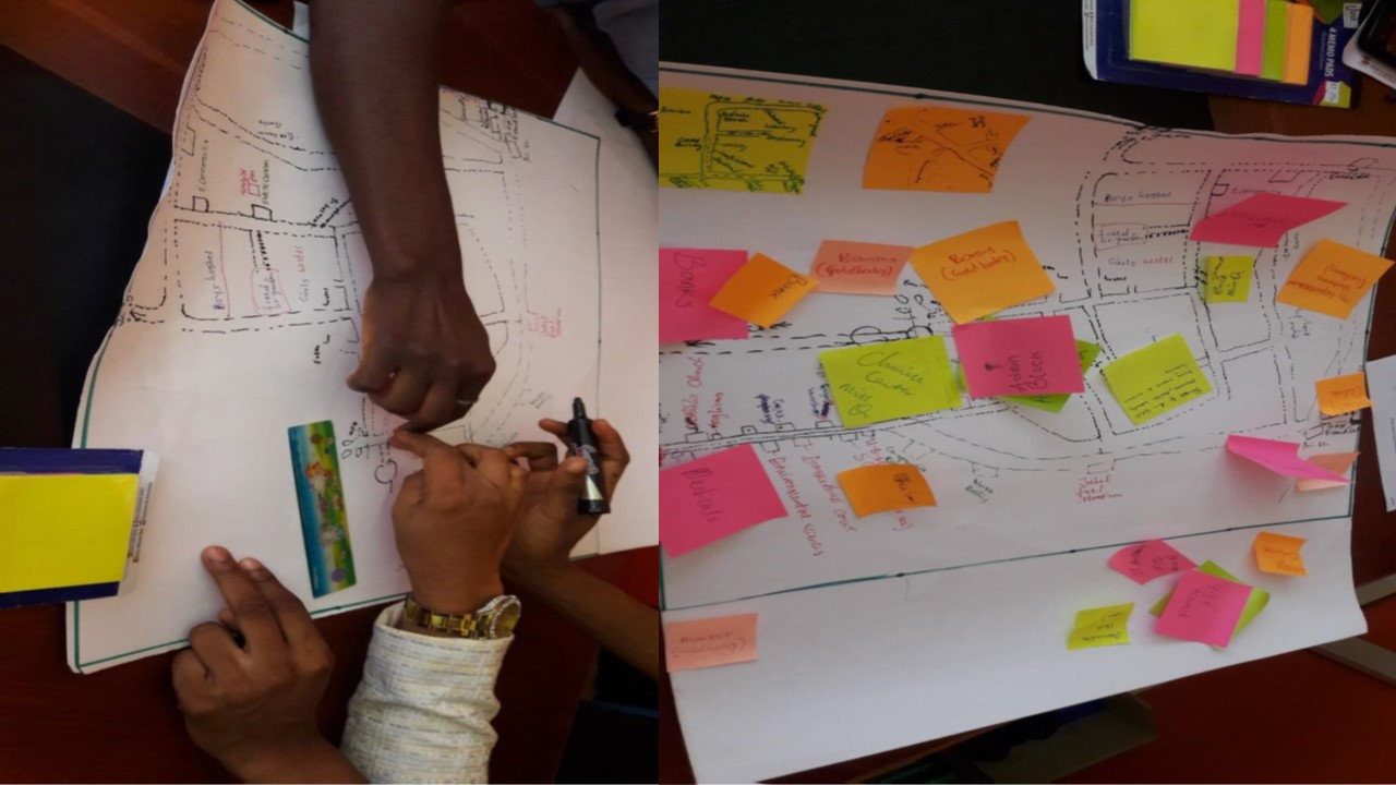 Facilitator leading a programme design workshop
